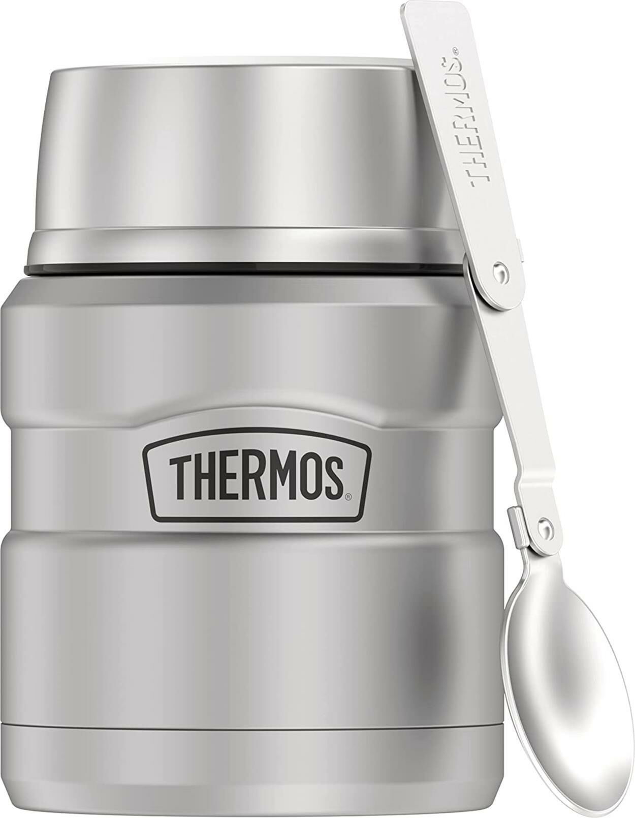 Thermos SK 3000 Çelik Yemek Termosu 470ml. Matte Stainless Steel