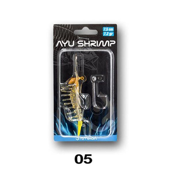 Remixon Ayu Shrimp Karides 7.5 cm 7.2 gr Silikon Yem