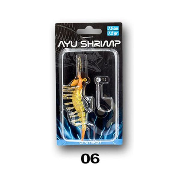 Remixon Ayu Shrimp Karides 7.5 cm 7.2 gr Silikon Yem