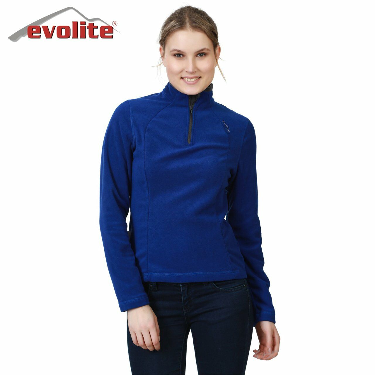 Evolite Fuga Bayan Mikro Polar Sweater - Mavi XS