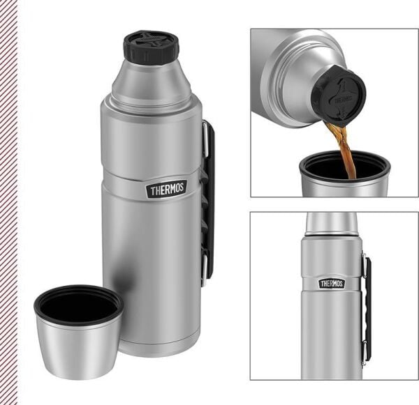 Thermos Stainless King Large 1,2 Lt Termos Stainless Steel