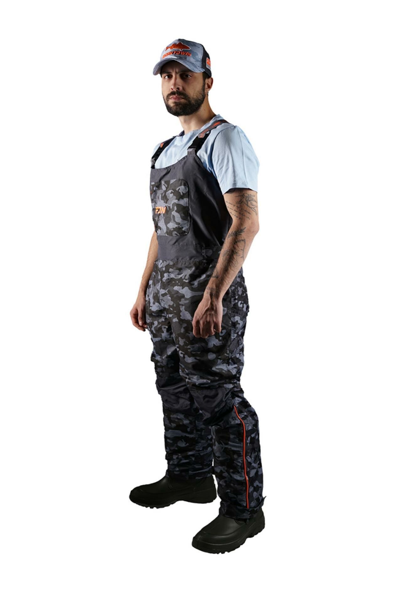 Fujin Trousers Tulum Camo Grey Camo Grey - 2XL