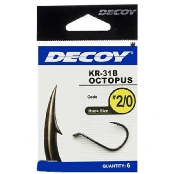 Decoy KR-31B Octopus Black Nickel Olta İğnesi Black Nickel - NO:5/0