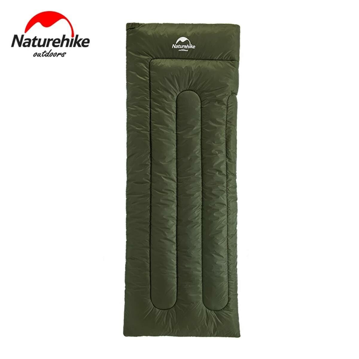 Naturehike H150 ( STD ) Zarf Tarzı Pamuklu Uyku Tulumu 12°C Yeşilimsi