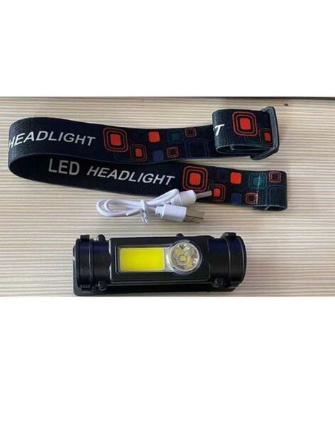 Black Watton Waterproof Powerled + SMD Parlak Led 150 Lümen Şarjlı Kafa Feneri