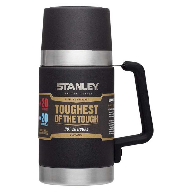 Stanley Master Vakumlu Kulplu Yemek Termosu 0,70 Lt SİYAH