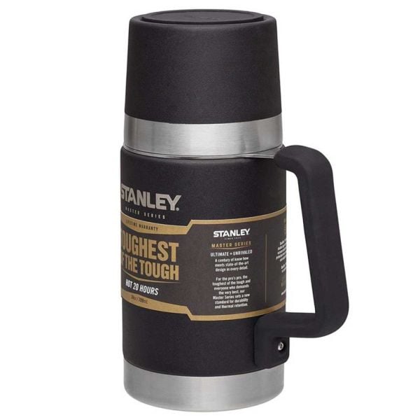 Stanley Master Vakumlu Kulplu Yemek Termosu 0,70 Lt SİYAH