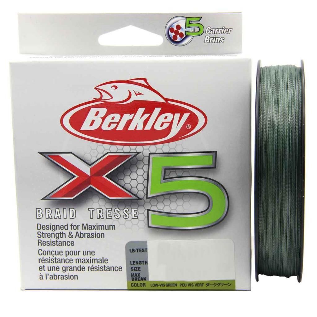 Berkley X5 Braid Tresse Green İp Olta Misinası 150mt GREEN - 0,14 mm