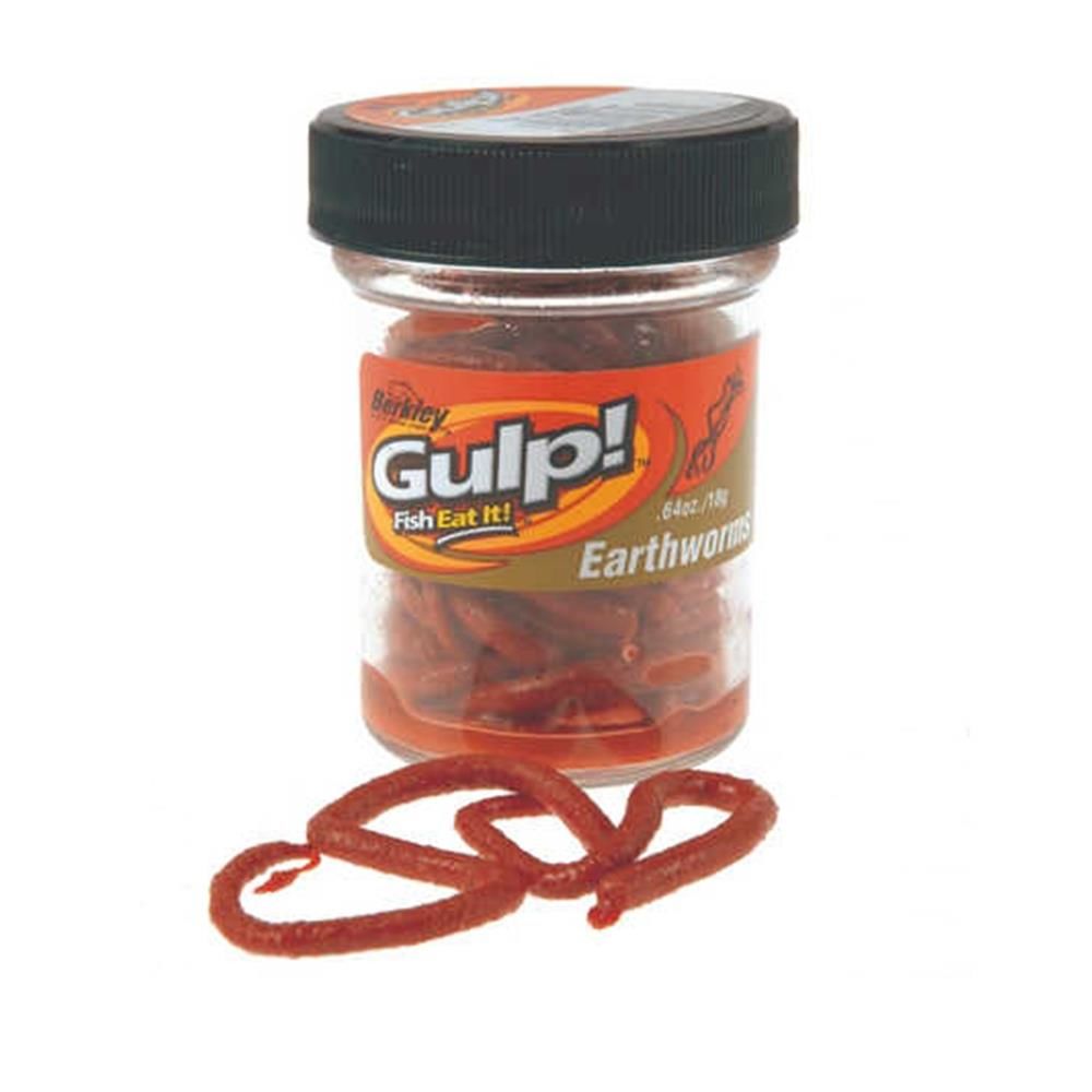 Berkley Gulp Earthworm 10cm 31gr Silikon Yem Red Wiggler