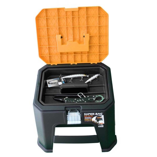 Süper Bag Stool Tool Box Tabure Takım Çantası KIRMIZI