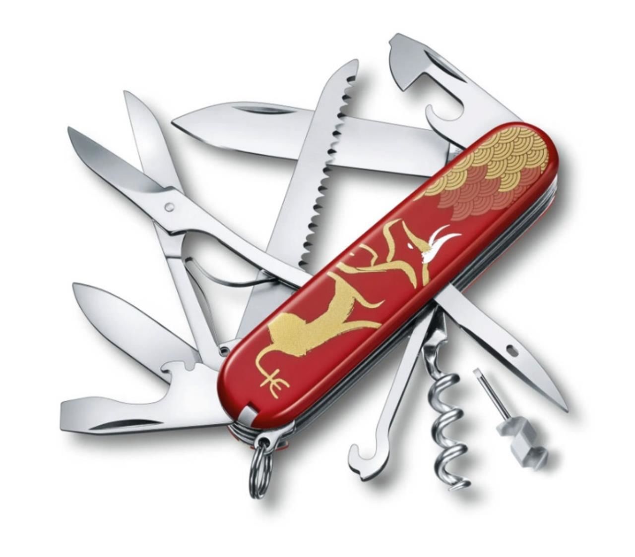 Victorinox 1.3714.E10 Huntsman ''Year of the Ox'' 2021 Limitli Üretim Çakı