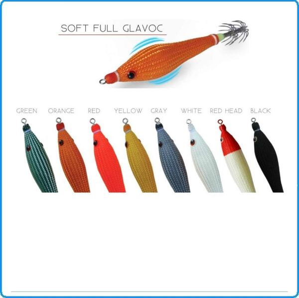 DTD Soft Full Glavoc 2.0 65 mm 5.2 gr Glowlu Kalamar Zokası WHİTE