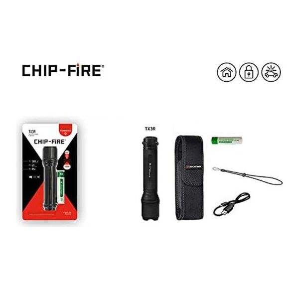 Chip Fire TX3R Şarj Edilebilir El Feneri