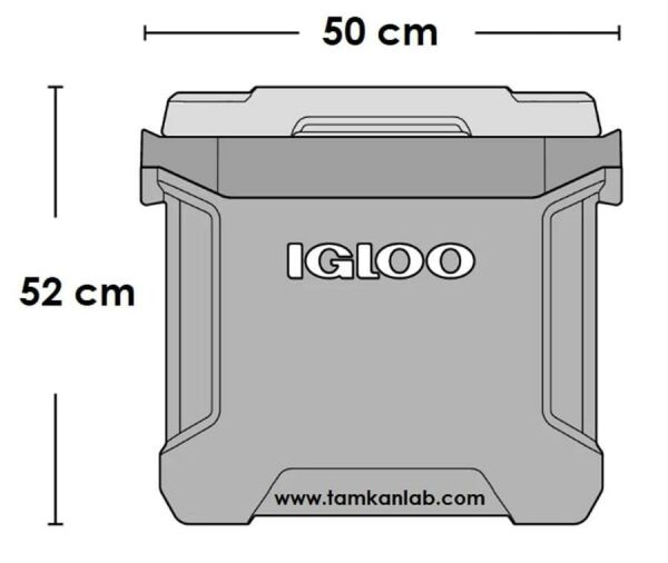 Igloo 62 QT Maxcold Latitude Tekerlekli Buzluk 58 Litre